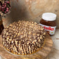 Nutella Layered Brownie Cake With Hazelnuts