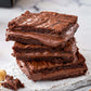Eggless Nutella Stuffed Brownie