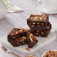 Eggless Roasted Almonds Brownie