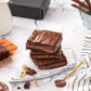 Eggless Nutella Stuffed Brownie
